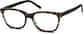Angle view of Square Glasses 109325 in Tortoiseshell thumbnail