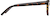 Side view of Square Glasses 109325 in Tortoiseshell thumbnail