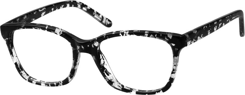 Acetate Full-rim Frame With Spring Hinges · Black · reference