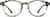Front view of Round Glasses 109824 in Green Tortoisehell thumbnail