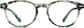 Front view of Round Glasses 109824 in Green Tortoisehell thumbnail