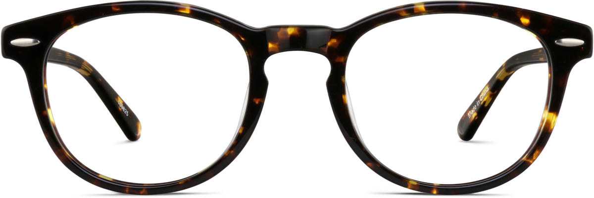 Tortoiseshell Round Glasses 109825