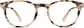 Front view of Round Glasses 109835 in Ivory Tortoiseshell thumbnail