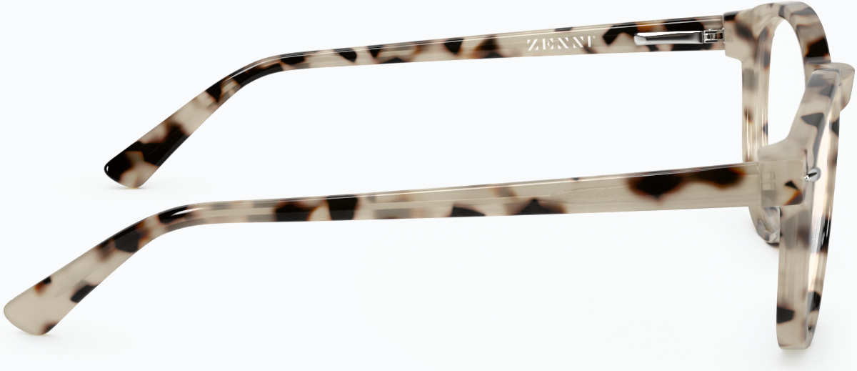 Side view of Round Glasses 109835 in Ivory Tortoiseshell thumbnail
