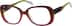 Square Glasses 110417 in Brown