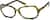 Angle view of Oval Glasses 110535 in Multicolor thumbnail