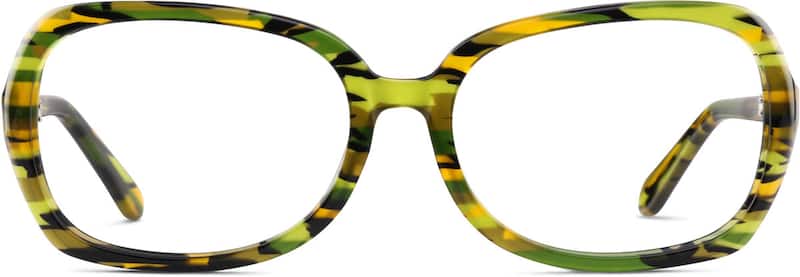 Multicolor Oval Glasses