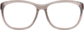 Front view of Zunnies - Square Sunglasses 1110015 in Brown thumbnail