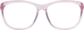 Front view of Zunnies - Square Sunglasses 1110017 in Purple thumbnail