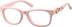Kids’ Square Glasses 1110619 in Pink