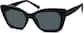 Angle view of Cat-Eye Sunglasses 1110921 in Black thumbnail