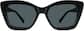 Front view of Cat-Eye Sunglasses 1110921 in Black thumbnail