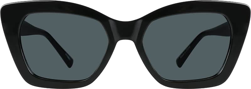Black Premium Rectangle Sunglasses