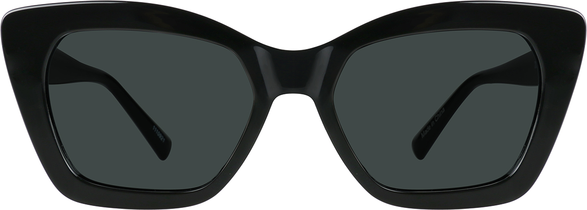 Black Cat-Eye Sunglasses
