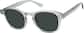 Angle view of Square Sunglasses 1111112 in Gray thumbnail