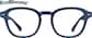 Front view of Square Glasses 1111116 in Navy thumbnail