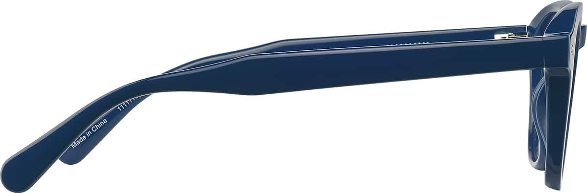 Side view of Square Glasses 1111116 in Navy