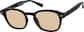 Angle view of Square Sunglasses 1111121 in Black thumbnail