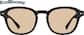 Front view of Square Sunglasses 1111121 in Black thumbnail