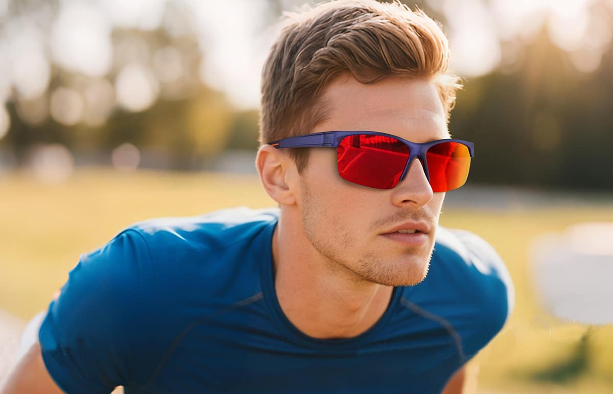 Image of Wrap-Around Sunglasses