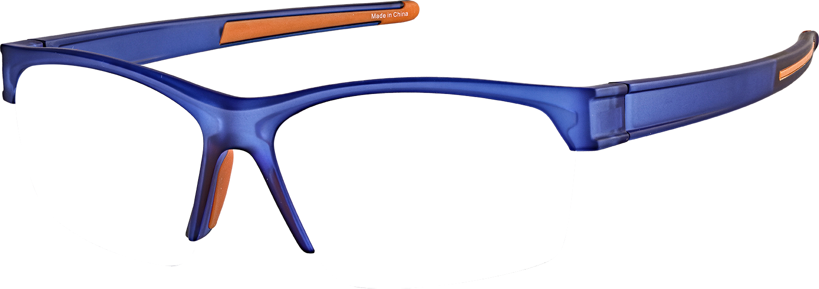 Blue with Flame Mirror UltraFocus Glasses #1111416 | Zenni