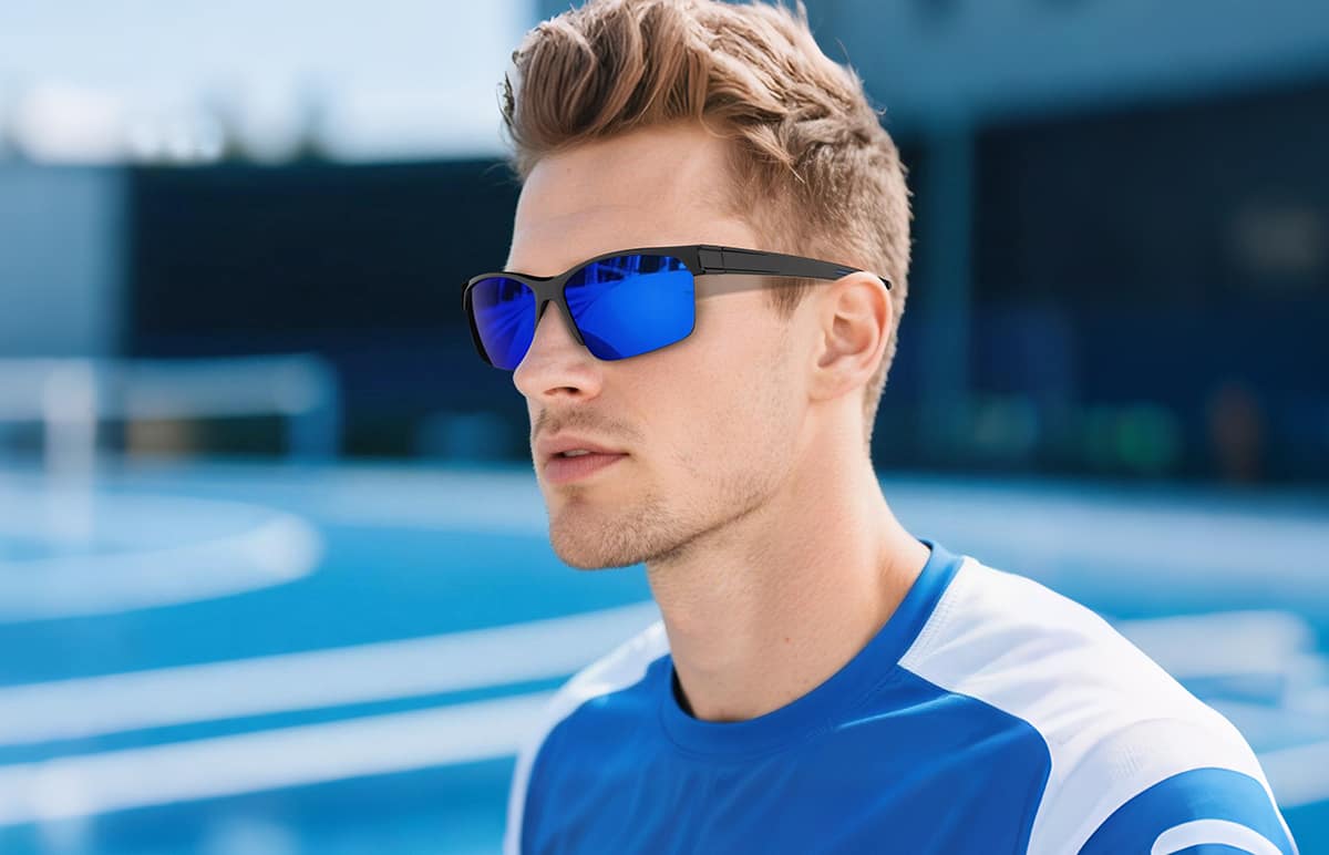 Image of Wrap-Around Sunglasses