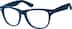 Square Glasses 111324 in Blue