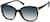 Angle view of Premium Square Sunglasses 1115621 in Black thumbnail