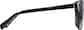 Side view of Square Sunglasses 1115621 in Black thumbnail