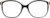Front view of Square Sunglasses 1115621 in Black thumbnail