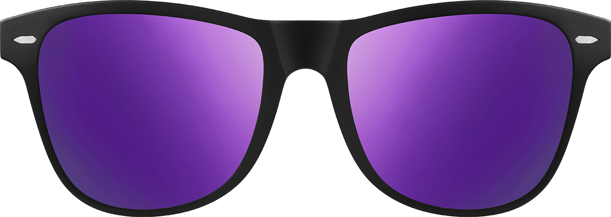 Black Figueroa Square Sunglasses