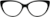 Front view of Cat-Eye Sunglasses 1115921 in Black thumbnail