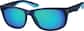 Angle view of Rectangle Sunglasses 1116716 in Blue thumbnail