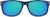 Front view of Premium Rectangle Sunglasses 1116716 in Blue thumbnail