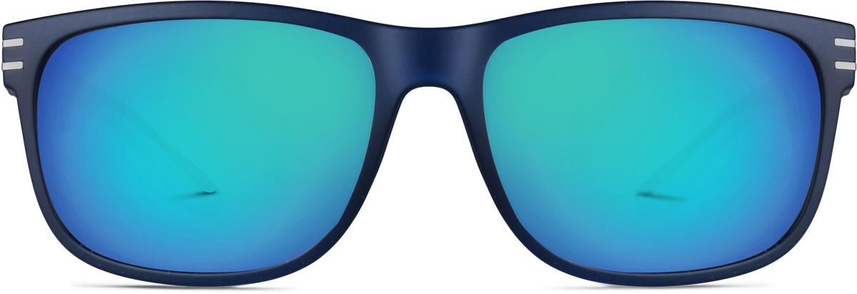 Blue Premium Rectangle Sunglasses