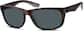 Angle view of Rectangle Sunglasses 1116725 in Tortoiseshell thumbnail