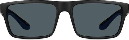 Black Rectangle Sunglasses