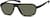 Angle view of Premium Rectangle Sunglasses 1116921 in Black thumbnail