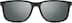 Rectangle Sunglasses 1117021 in Gray