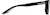 Side view of Rectangle Sunglasses 1117021 in Gray thumbnail