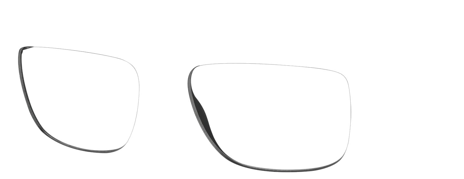 Angle view of Rectangle Sunglasses 1117021 in Gray