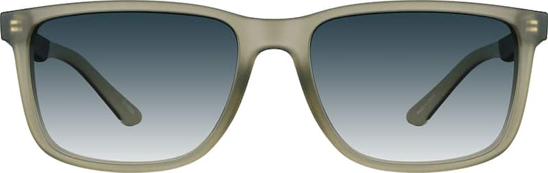 Olive green Premium Rectangle Sunglasses