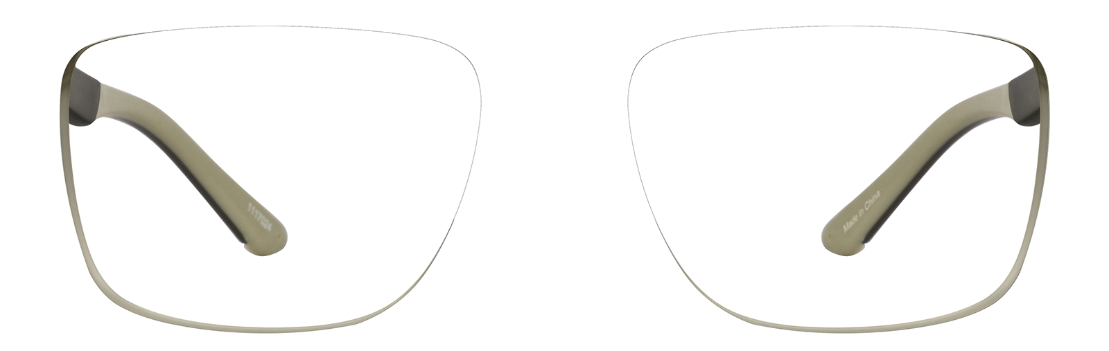 Gray Rectangle Sunglasses #1117021 | Zenni Optical