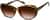 Angle view of Premium Oval Sunglasses 1117325 in Tortoiseshell thumbnail