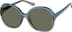 Premium Square Sunglasses 1117412 in Translucent Gray