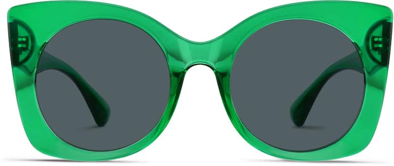 Green Premium Cat-Eye Sunglasses