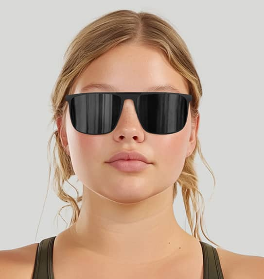 Image of Rectangle Sports Sunglasses