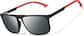 Angle view of Zunnies - Rectangle Sports Sunglasses 1118821 in Black thumbnail