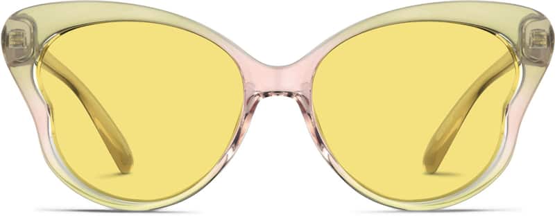 Yellow  Premium Cat-Eye Sunglasses