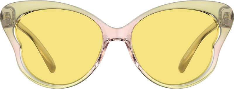 Yellow  Premium Cat-Eye Sunglasses